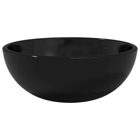 Wasbak 30x12 cm gehard glas zwart 2