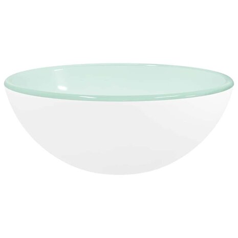 Wasbak 30x12 cm gehard glas wit 2