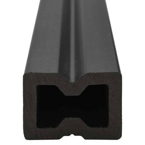 Terrasplank 48 st Zwart WPC 7