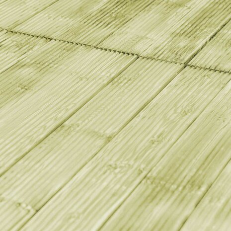 Terrasplank 8 st Groen ge&iuml;mpregneerd 1,16 m&sup2; 4
