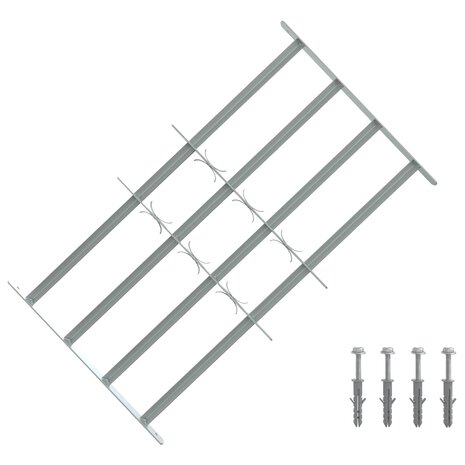 Raamhekwerk met 4 kruisbalken 3 st 1