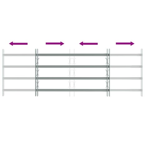 Raamhekwerk met 4 kruisbalken 3 st 6