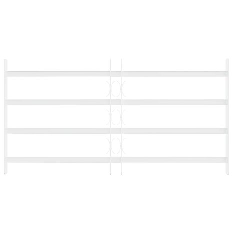 Raamhekwerk met 4 kruisbalken 3 st 63-114 cm 3