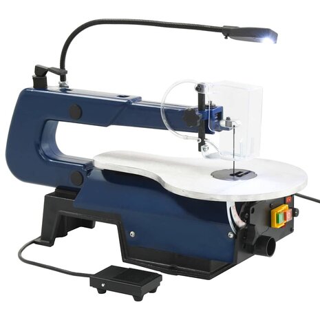 Figuurzaagmachine elektrisch met voetpedaal en LED-lampje 125 W  2