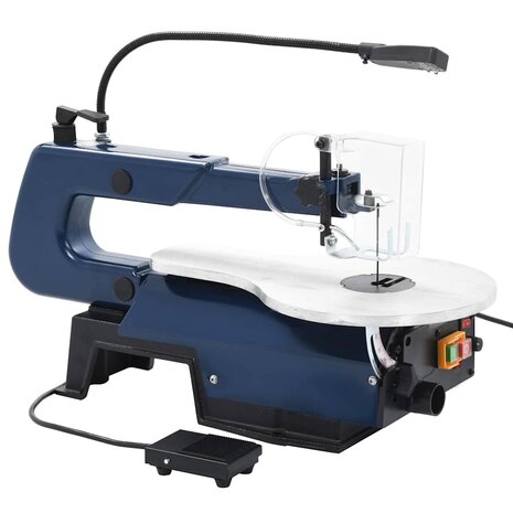Figuurzaagmachine elektrisch met voetpedaal en LED-lampje 125 W  3