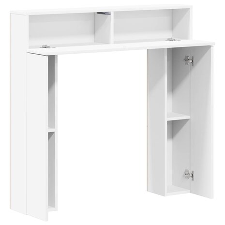 Haardombouw Wit 102 x 18 x 100,5 cm Bewerkt hout 5