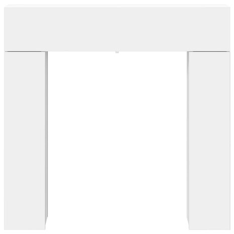 Haardombouw Wit 102 x 18 x 100,5 cm Bewerkt hout 6