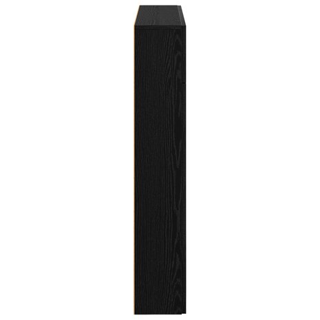 Haardombouw Zwart eiken 102 x 18 x 100,5 cm Bewerkt hout 7