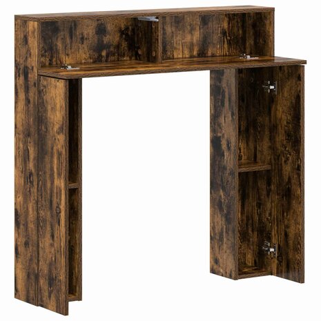 Haardombouw Gerookt eiken 102 x 18 x 100,5 cm Bewerkt hout 5