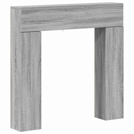 Haardombouw Grijs Sonoma 102 x 18 x 100,5 cm Bewerkt hout 2