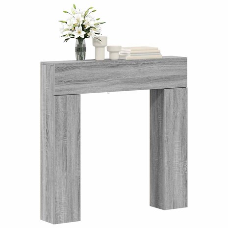 Haardombouw Grijs Sonoma 102 x 18 x 100,5 cm Bewerkt hout 3
