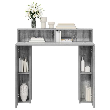 Haardombouw Grijs Sonoma 102 x 18 x 100,5 cm Bewerkt hout 4