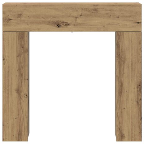 Haardombouw Artisanaal eiken 102 x 18 x 100,5 cm 6