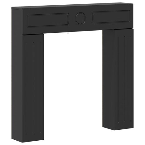 Haardombouw Zwart 102 x 18 x 100,5 cm Bewerkt hout 2