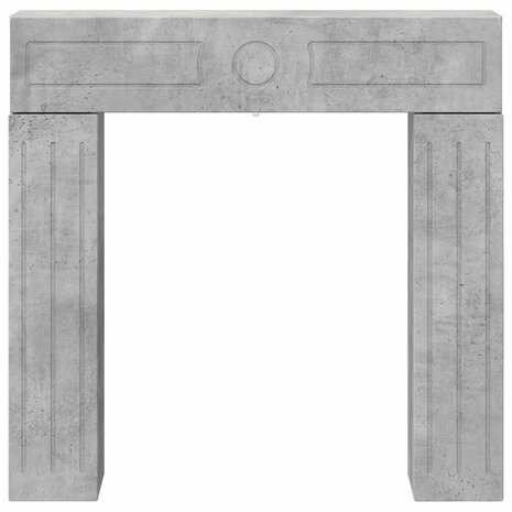 Haardombouw Betongrijs 102 x 18 x 100,5 cm Bewerkt hout 6