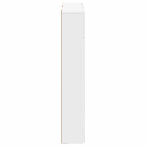 Haardombouw Hoogglans Wit 102 x 18 x 100,5 cm Bewerkt hout 7