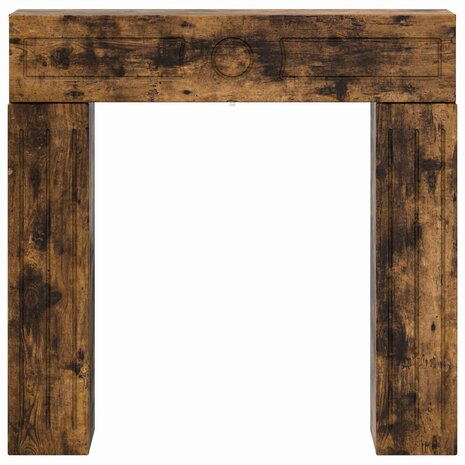 Haardombouw Gerookt eiken 102 x 18 x 100,5 cm Bewerkt hout 6