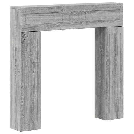 Haardombouw Grijs Sonoma 102 x 18 x 100,5 cm Bewerkt hout 2