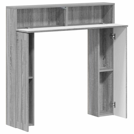 Haardombouw Grijs Sonoma 102 x 18 x 100,5 cm Bewerkt hout 5