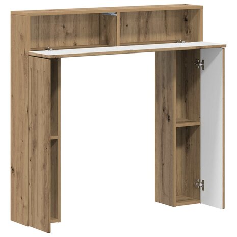 Haardombouw Artisanaal eiken 102 x 18 x 100,5 cm 5