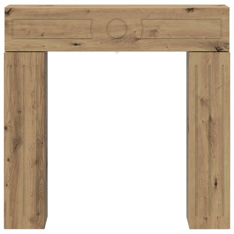 Haardombouw Artisanaal eiken 102 x 18 x 100,5 cm 6