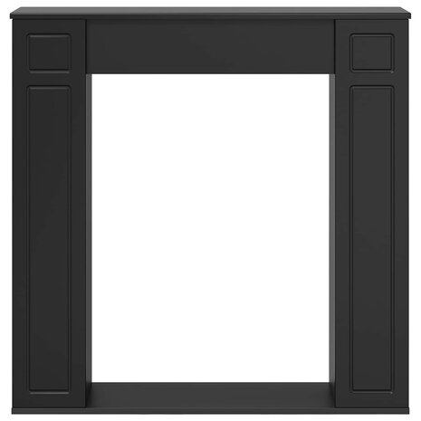 Haardombouw Zwart 100 x 20 x 100 cm Bewerkt hout 4