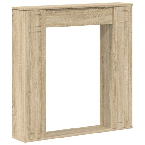 Haardombouw Sonoma Eiken 100 x 20 x 100 cm Bewerkt hout 2