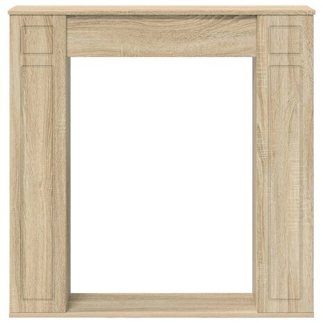 Haardombouw Sonoma Eiken 100 x 20 x 100 cm Bewerkt hout 4
