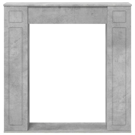 Haardombouw Betongrijs 100 x 20 x 100 cm Bewerkt hout 4