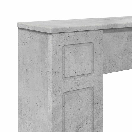 Haardombouw Betongrijs 100 x 20 x 100 cm Bewerkt hout 7
