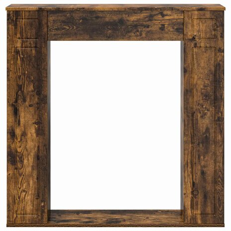 Haardombouw Gerookt eiken 100 x 20 x 100 cm Bewerkt hout 4