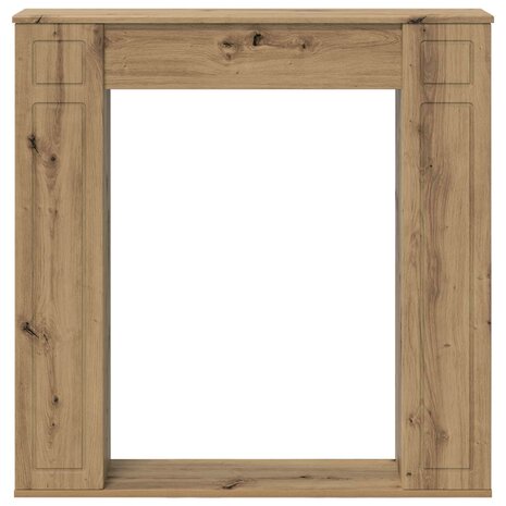 Haardombouw Artisanaal eiken 100 x 20 x 100 cm Bewerkt hout 4