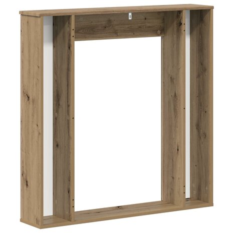 Haardombouw Artisanaal eiken 100 x 20 x 100 cm Bewerkt hout 6