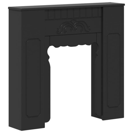 Haardombouw Zwart 93 x 20 x 89 cm Bewerkt hout 2