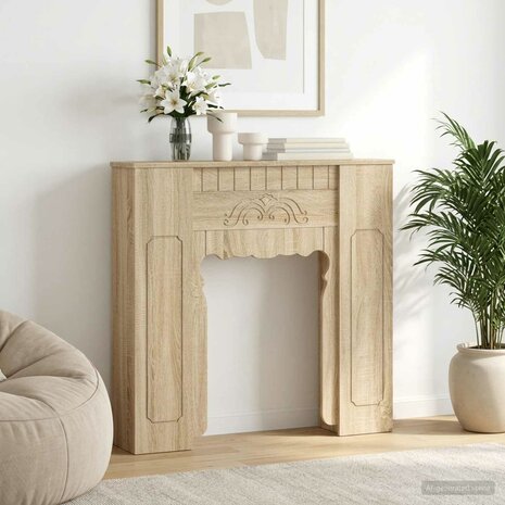 Haardombouw Sonoma Eiken 93 x 20 x 89 cm Bewerkt hout 1
