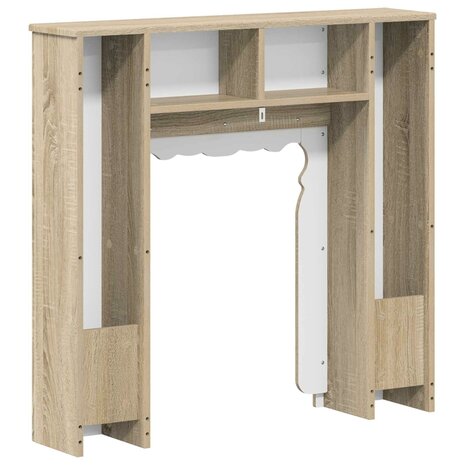 Haardombouw Sonoma Eiken 93 x 20 x 89 cm Bewerkt hout 6