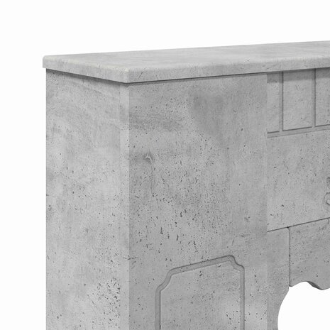 Haardombouw Betongrijs 93 x 20 x 89 cm Bewerkt hout 7