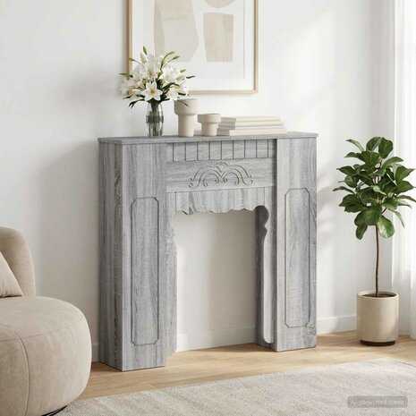Haardombouw Grijs Sonoma 93 x 20 x 89 cm Bewerkt hout 1