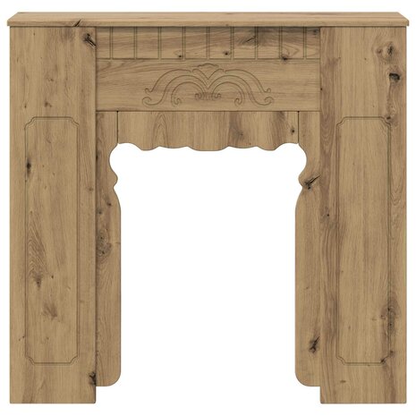 Haardombouw Artisanaal eiken 93 x 20 x 89 cm Bewerkt hout 4