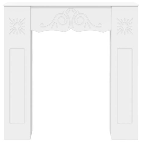 Haardombouw Wit 102 x 20 x 102 cm Bewerkt hout 4