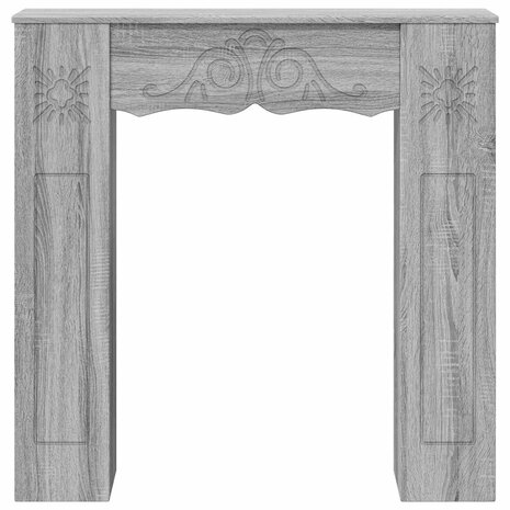 Haardombouw Grijs Sonoma 102 x 20 x 102 cm Bewerkt hout 4