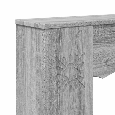 Haardombouw Grijs Sonoma 102 x 20 x 102 cm Bewerkt hout 7