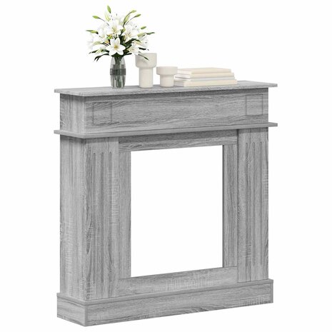 Haardombouw Grijs Sonoma 102 x 26 x 100 cm Bewerkt hout 3