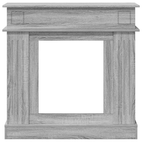 Haardombouw Grijs Sonoma 102 x 26 x 100 cm Bewerkt hout 4