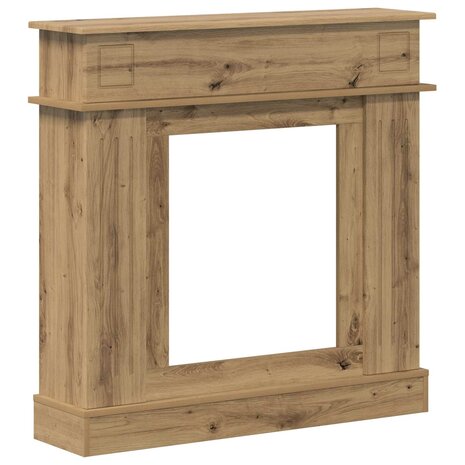 Haardombouw Artisanaal eiken 102 x 26 x 100 cm Bewerkt hout 2