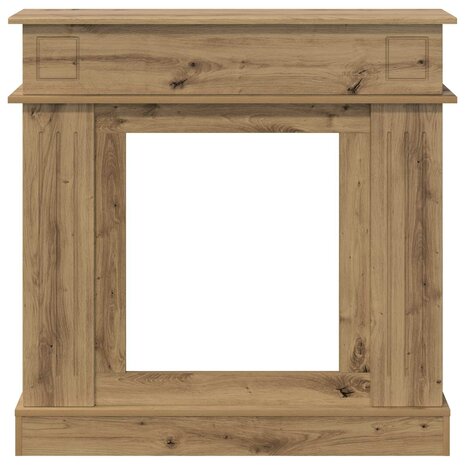 Haardombouw Artisanaal eiken 102 x 26 x 100 cm Bewerkt hout 4