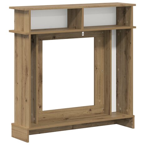 Haardombouw Artisanaal eiken 102 x 26 x 100 cm Bewerkt hout 6