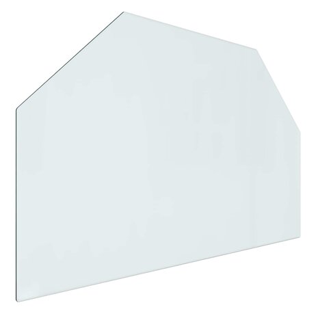 Vuurplaats Glazen Plaat Transparant 80 x 50 cm Glas 2