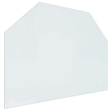 Vuurplaats Glazen Plaat Transparant 80 x 60 cm Glas 2