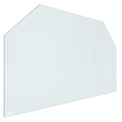 Vuurplaats Glazen Plaat Transparant 100 x 60 cm Glas 2